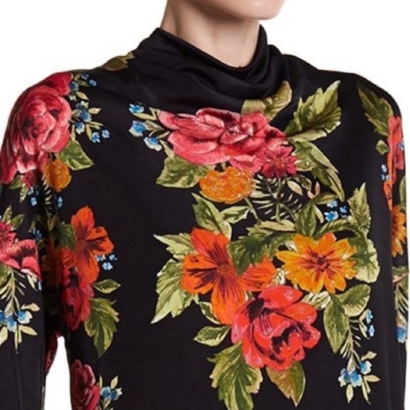 FP2am Moody Floral Print Pocket Hoco Holiday Mini Dress